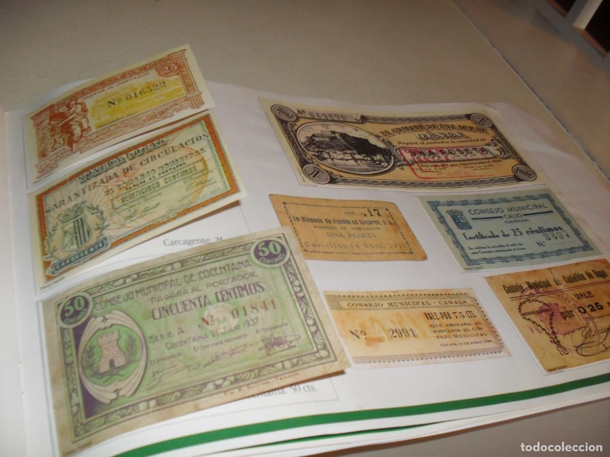 Reproducciones billetes y monedas: BILLETES Y MONEDAS(REPRODUCCIONES),LAMINA 29-30,CON 14 BILLETES(LEASE),EDITA LEVANTE,1997