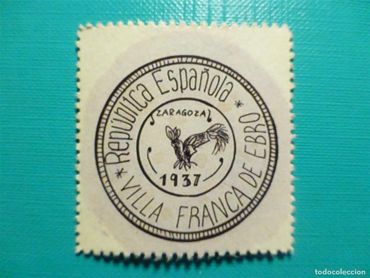 Reproducciones billetes y monedas: Cart&oacute;n Moneda de Uso Provisional - Villafranca del Ebro - Zaragoza - 30 C&eacute;ntimos -