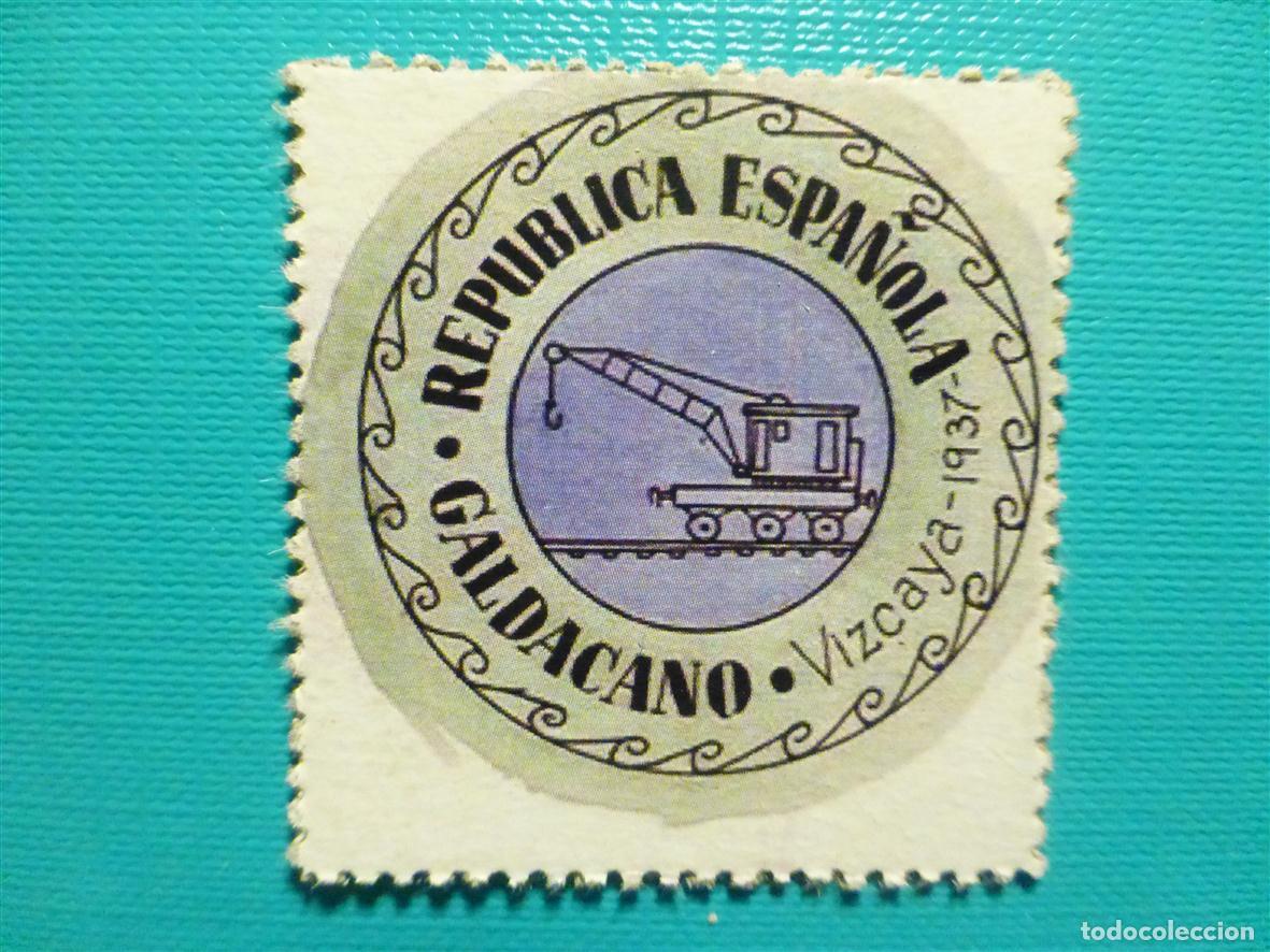 Reproducciones billetes y monedas: Cart&oacute;n Moneda de Uso Provisional - Gald&aacute;cano - Vizcaya - 25 C&eacute;ntimos -