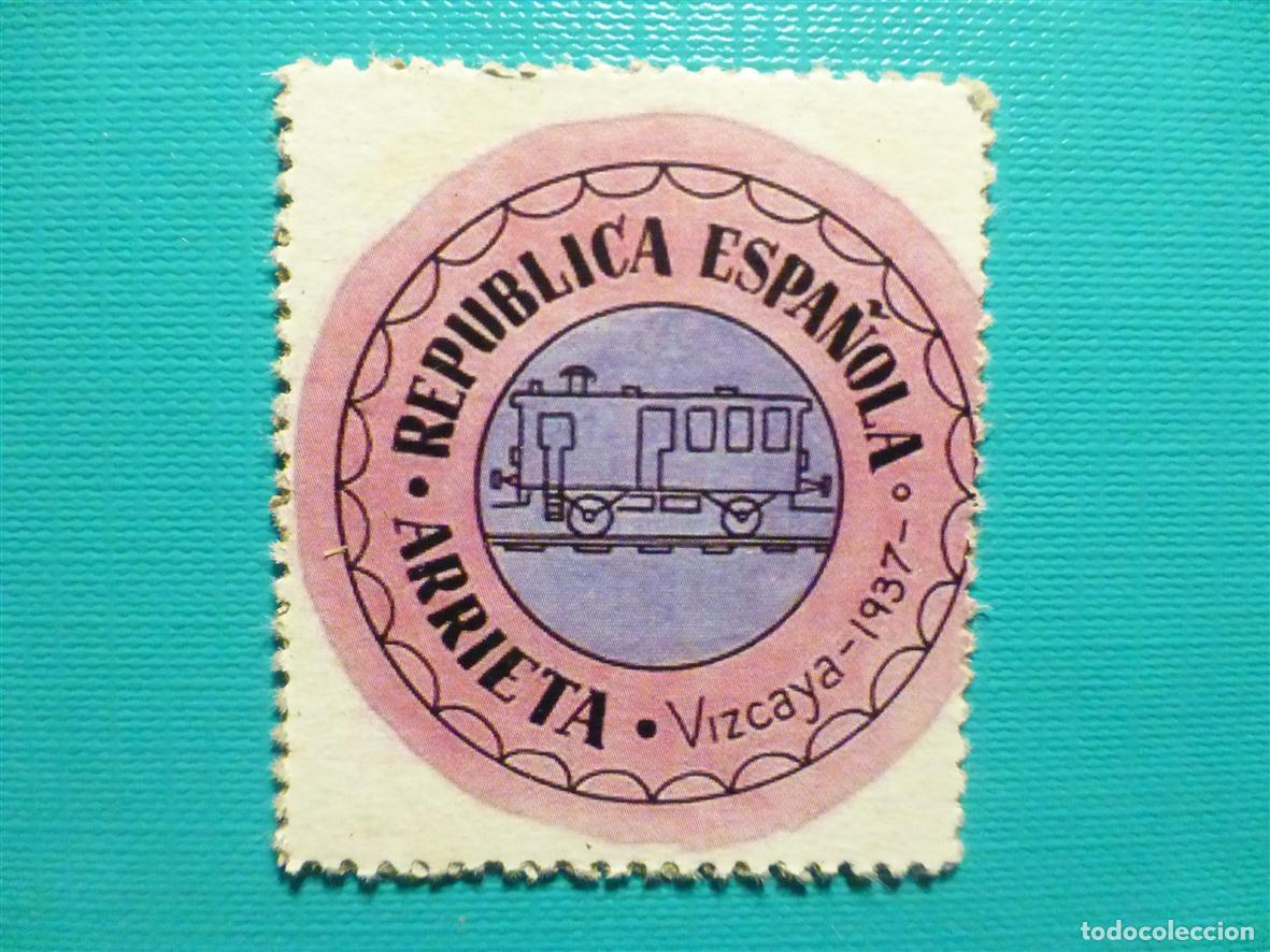 Reproducciones billetes y monedas: Cart&oacute;n Moneda de Uso Provisional - Arrieta - Vizcaya - 40 C&eacute;ntimos -