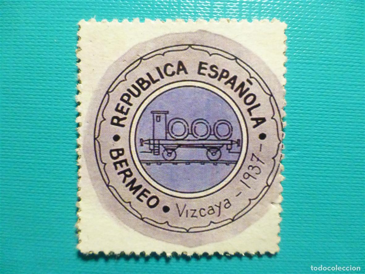Reproducciones billetes y monedas: Cart&oacute;n Moneda de Uso Provisional - Bermeo - Vizcaya - 30 C&eacute;ntimos -