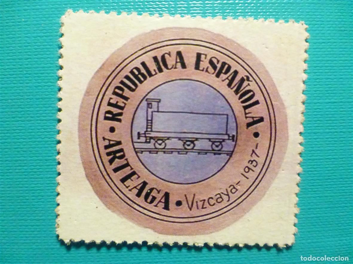 Reproducciones billetes y monedas: Cart&oacute;n Moneda de Uso Provisional - Arteaga - Vizcaya - 1 C&eacute;ntimos -