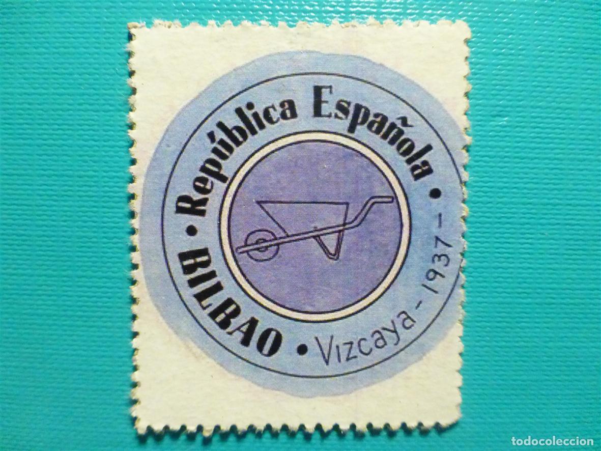 Reproducciones billetes y monedas: Cart&oacute;n Moneda de Uso Provisional - Bilbao - Vizcaya - 10 C&eacute;ntimos -