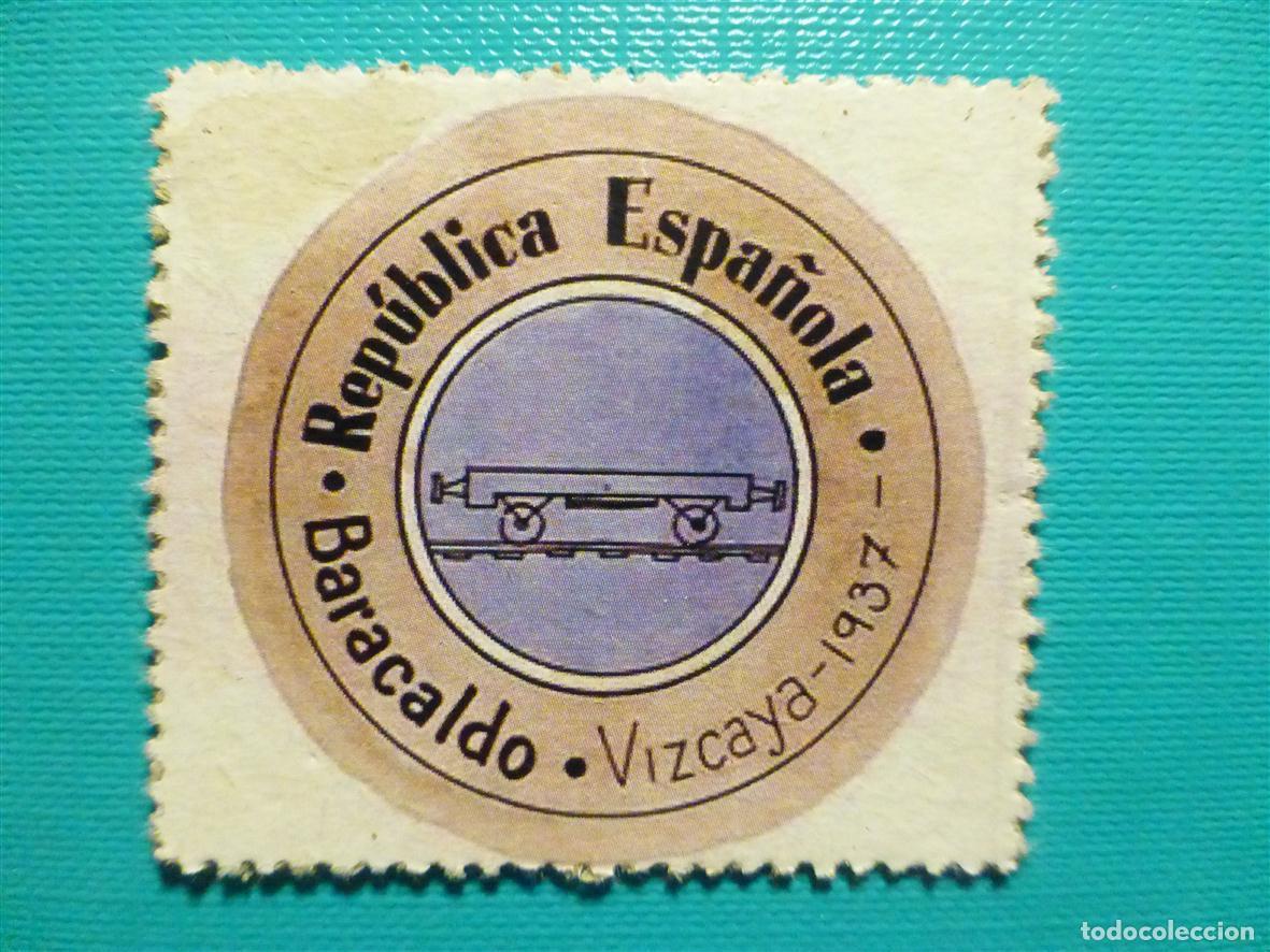 Reproducciones billetes y monedas: Cart&oacute;n Moneda de Uso Provisional - Baracaldo - Vizcaya - 15 C&eacute;ntimos -
