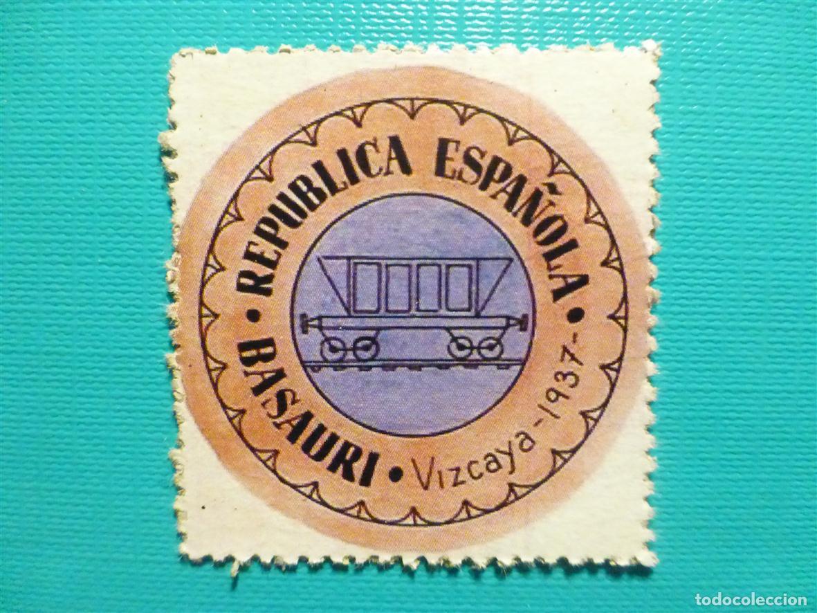 Reproducciones billetes y monedas: Cart&oacute;n Moneda de Uso Provisional - Basauri - Vizcaya - 20 C&eacute;ntimos -