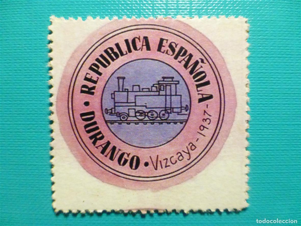 Reproducciones billetes y monedas: Cart&oacute;n Moneda de Uso Provisional - Durango - Vizcaya - 15 C&eacute;ntimos -