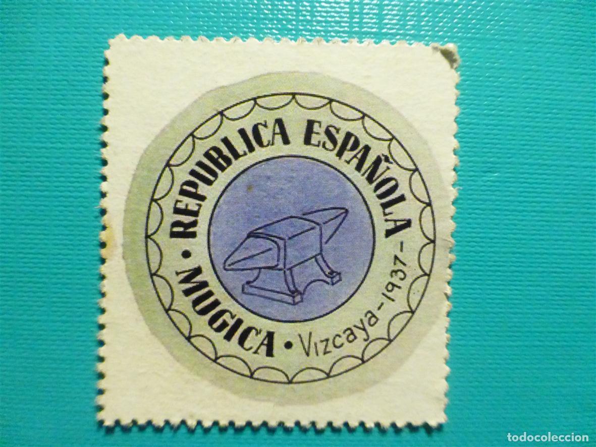 Reproducciones billetes y monedas: Cart&oacute;n Moneda de Uso Provisional - M&uacute;jica - Vizcaya - 15 C&eacute;ntimos -