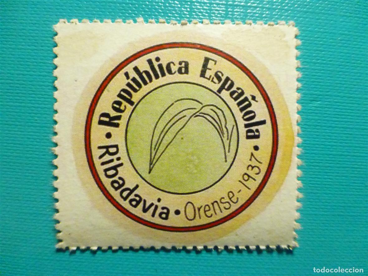 Reproducciones billetes y monedas: Cart&oacute;n Moneda de Uso Provisional - Rivadavia - Orense - 30 C&eacute;ntimos -