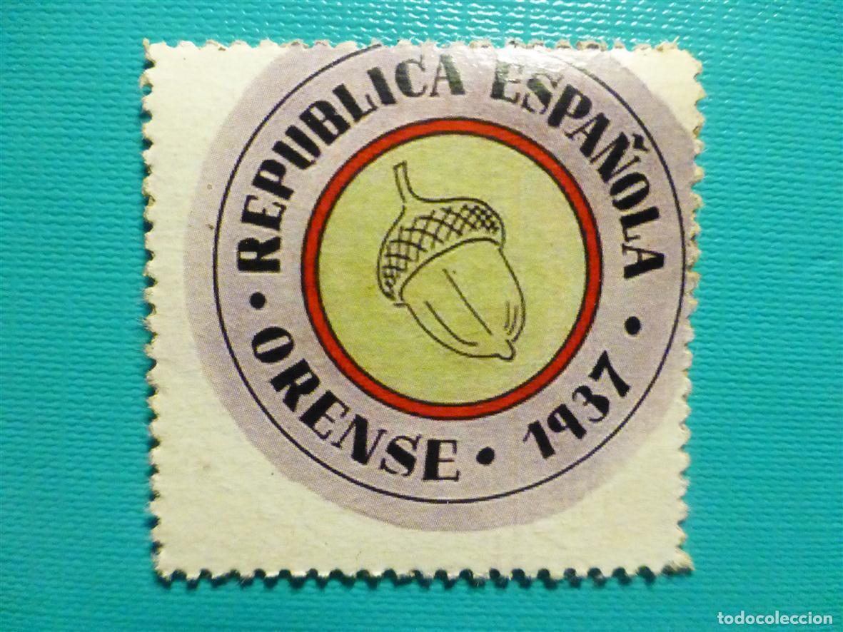 Reproducciones billetes y monedas: Cart&oacute;n Moneda de Uso Provisional - Orense - 15 C&eacute;ntimos -