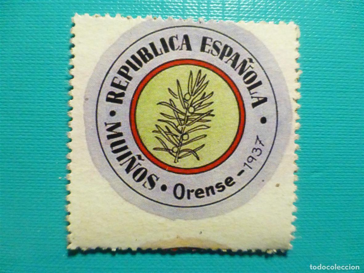 Reproducciones billetes y monedas: Cart&oacute;n Moneda de Uso Provisional - Mui&ntilde;os - Orense - 40 C&eacute;ntimos -