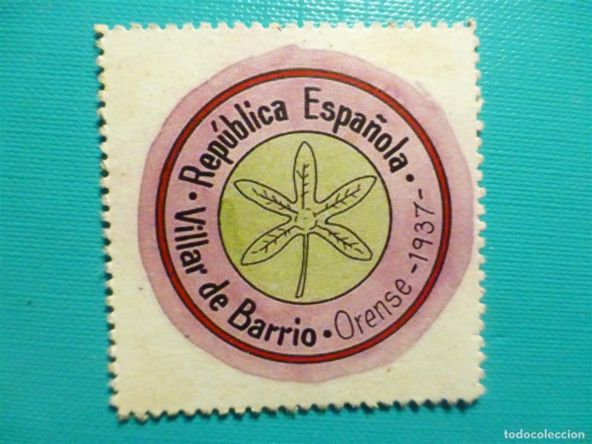 Reproducciones billetes y monedas: Cart&oacute;n Moneda de Uso Provisional - Villar de Barrio - Orense - 15 C&eacute;ntimos -