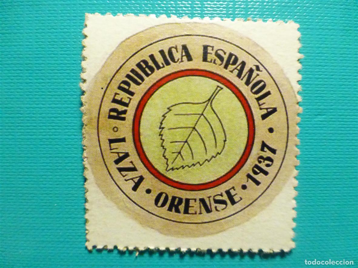 Reproducciones billetes y monedas: Cart&oacute;n Moneda de Uso Provisional - Laza - Orense - 45 C&eacute;ntimos -