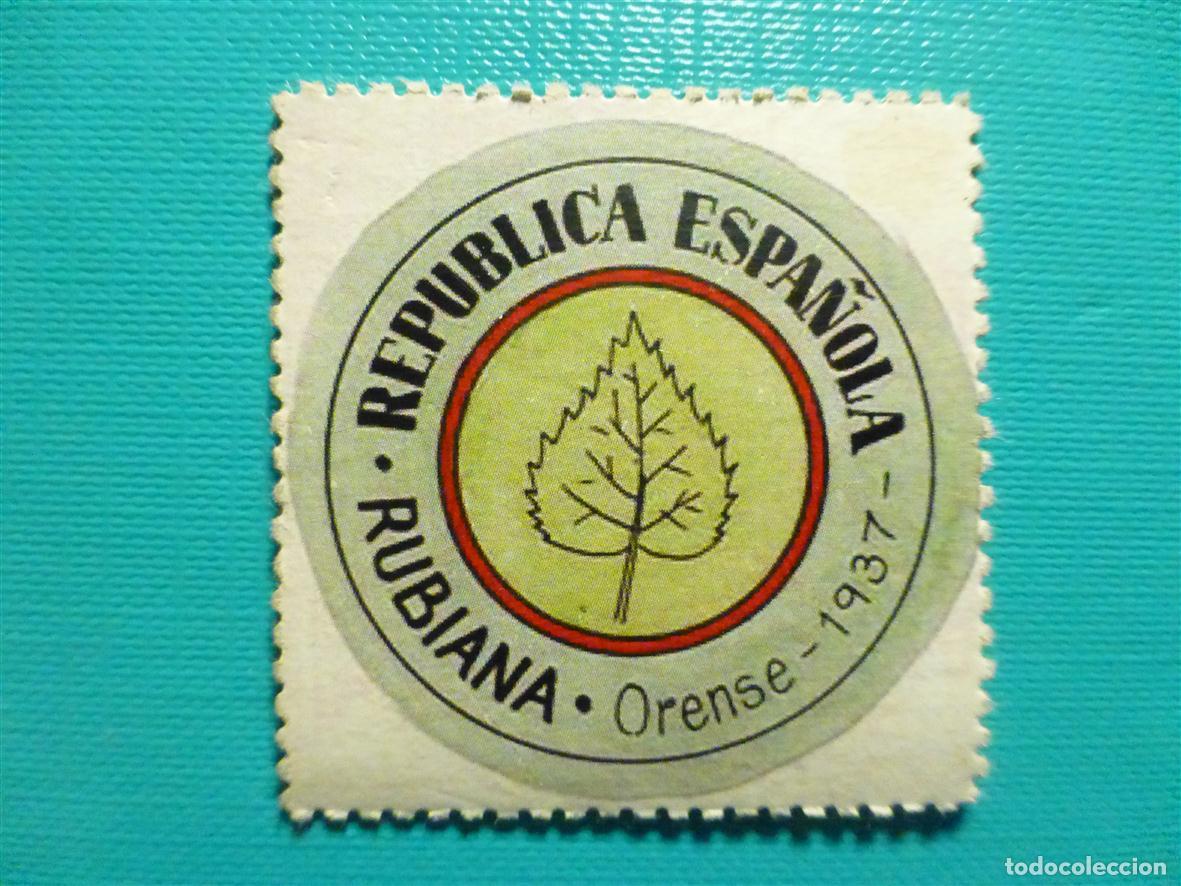 Reproducciones billetes y monedas: Cart&oacute;n Moneda de Uso Provisional - Rubiana - Orense - 10 C&eacute;ntimos -