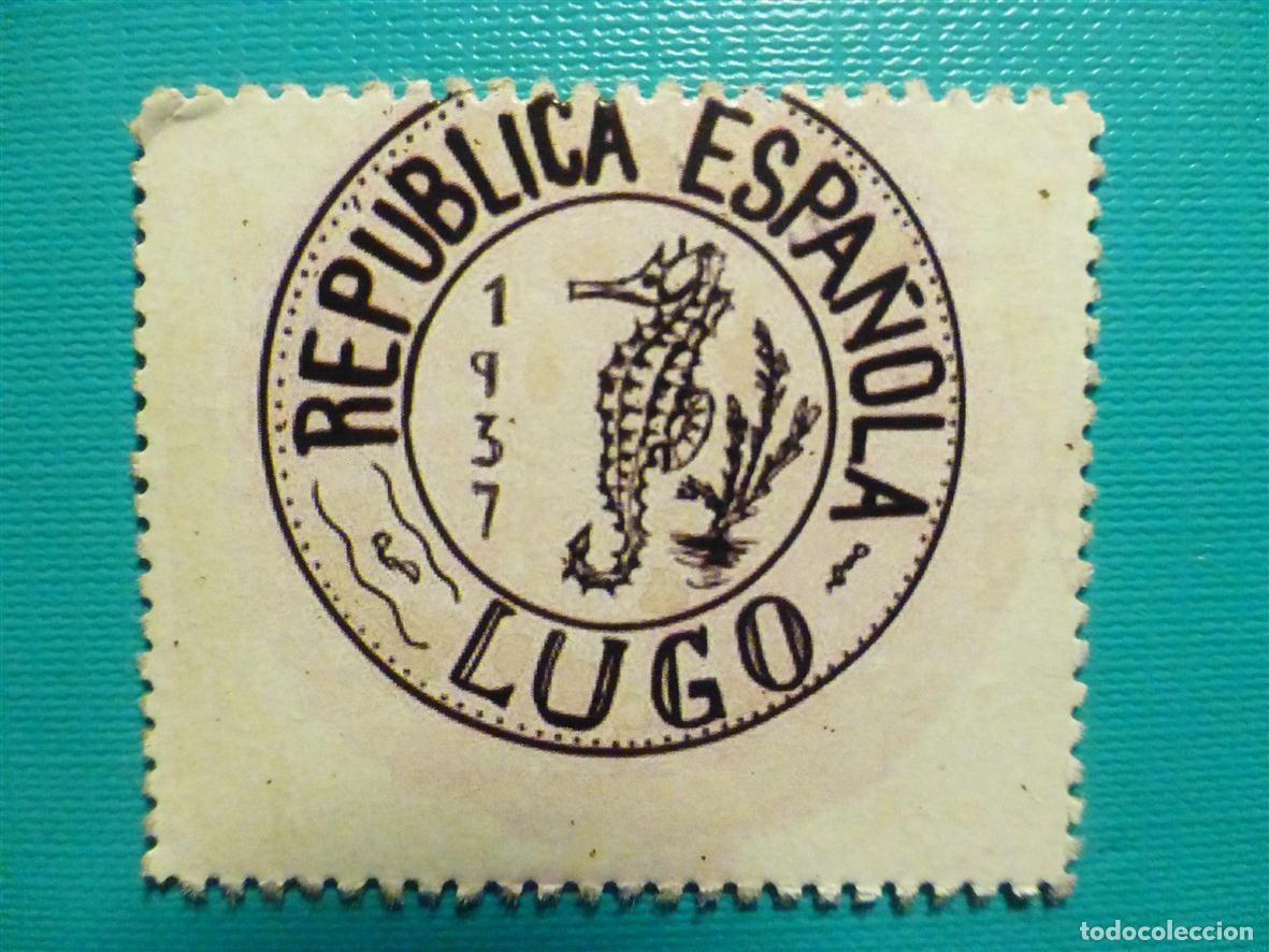 Reproducciones billetes y monedas: Cart&oacute;n Moneda de Uso Provisional - Lugo - 15 C&eacute;ntimos -