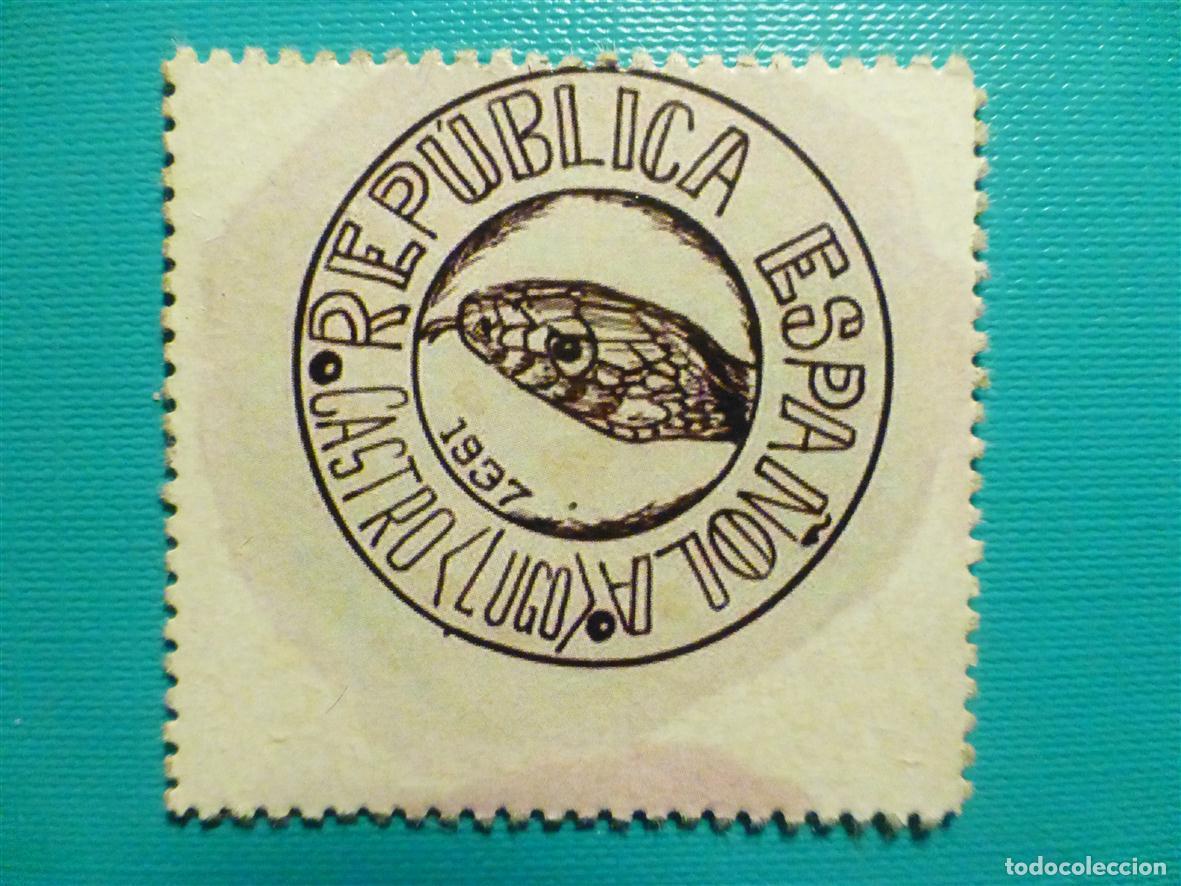 Reproducciones billetes y monedas: Cart&oacute;n Moneda de Uso Provisional - Castro - Lugo - 10 C&eacute;ntimos -