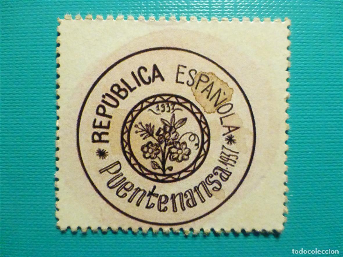 Reproducciones billetes y monedas: Cart&oacute;n Moneda de Uso Provisional - Puentenansa - Santander - 30 C&eacute;ntimos -