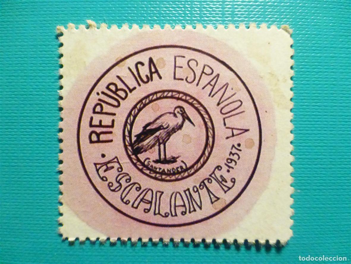 Reproducciones billetes y monedas: Cart&oacute;n Moneda de Uso Provisional - Escalante - Santander - 40 C&eacute;ntimos -