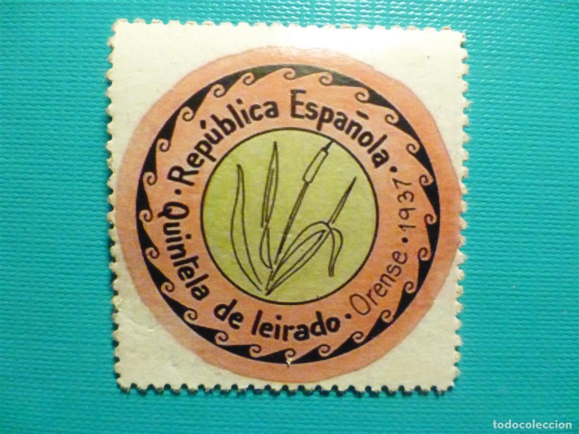 Reproducciones billetes y monedas: Cart&oacute;n Moneda de Uso Provisional - Quintela de Leirado - Orense - 15 C&eacute;ntimos -