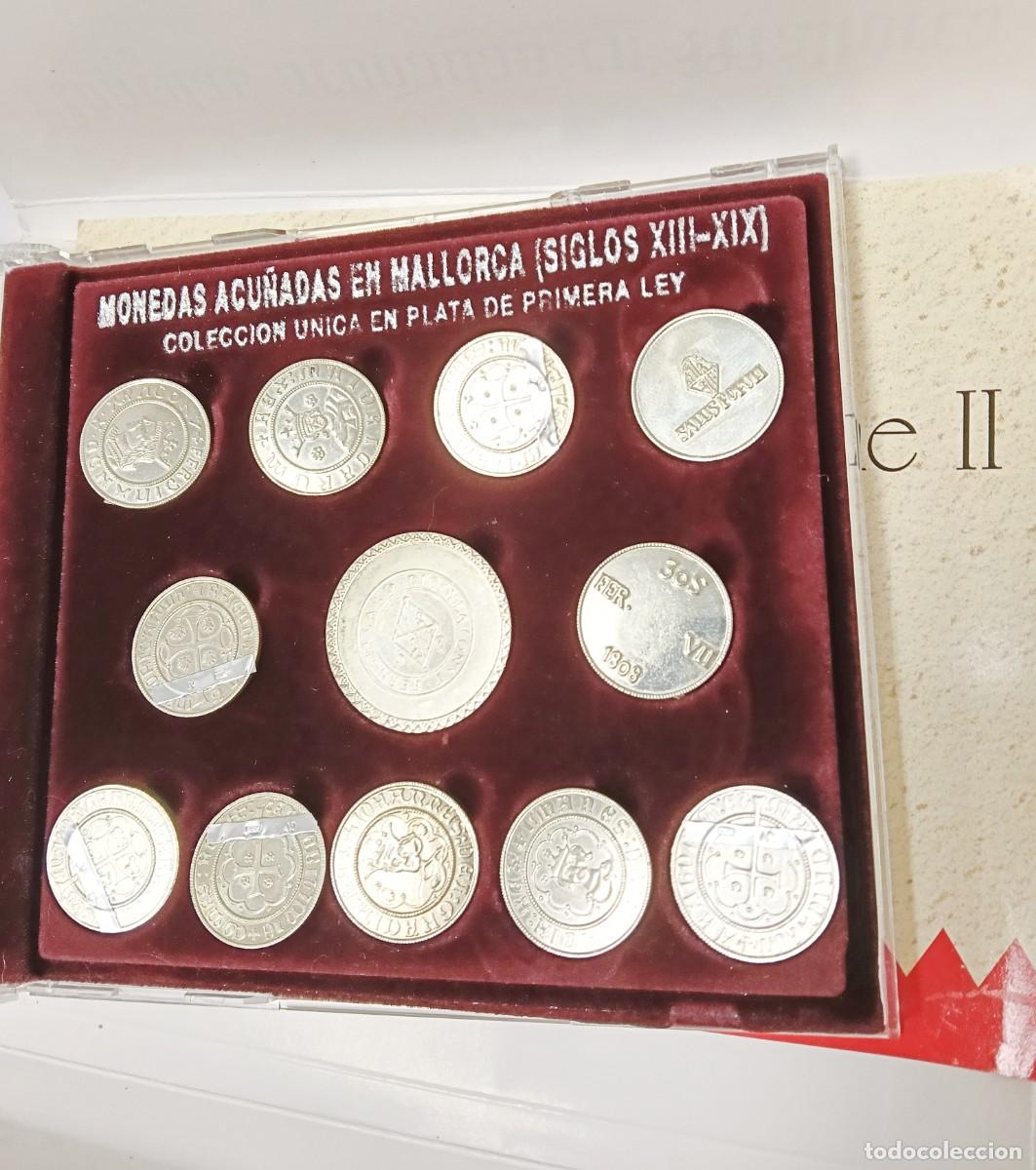 Reproductions Banknotes and Coins: Colecci&oacute;n Completa 12 Medallas Monedas de Mallorca (S. XIII-XIX) - Plata 925 - &Uacute;ltima Hora 49,3 gr.