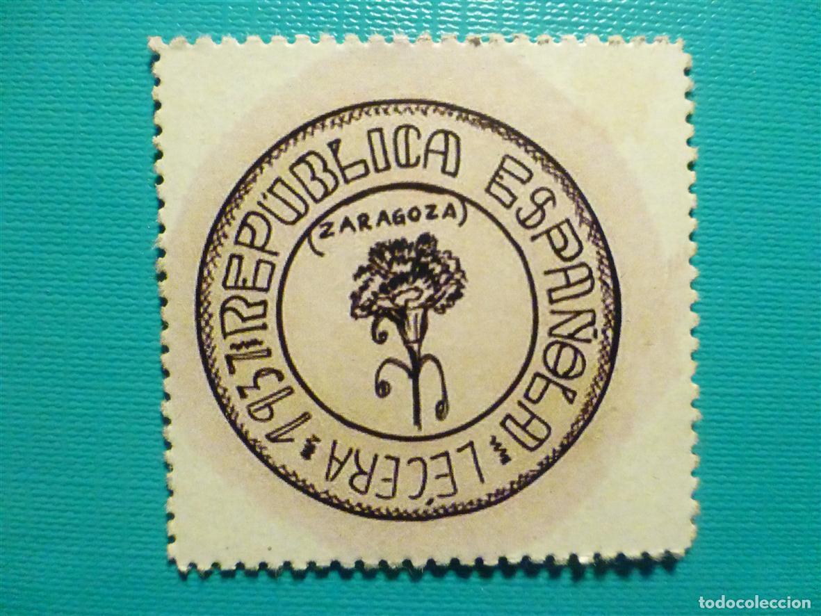 Reproducciones billetes y monedas: Cart&oacute;n Moneda de Uso Provisional - L&eacute;cera - Zaragoza - 40 C&eacute;ntimos -