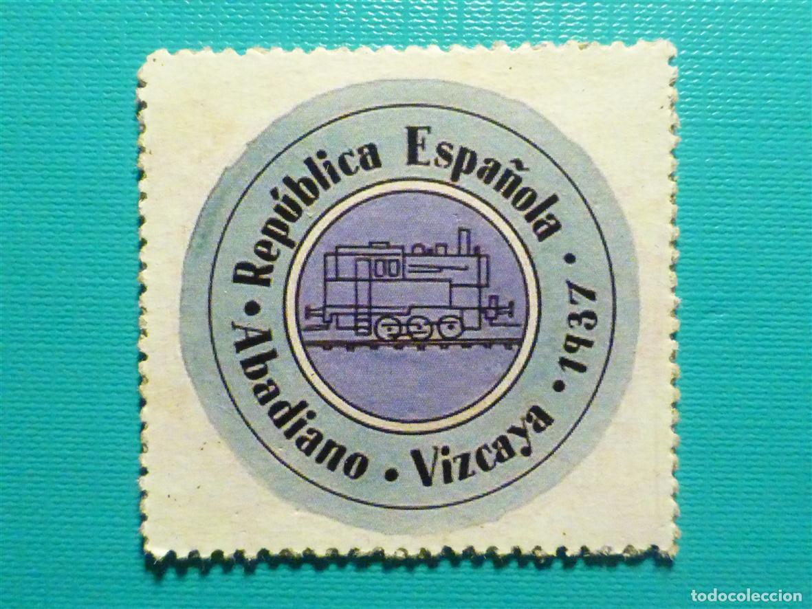 Reproducciones billetes y monedas: Cart&oacute;n Moneda de Uso Provisional - Abadiano - Vizcaya - 25 C&eacute;ntimos -