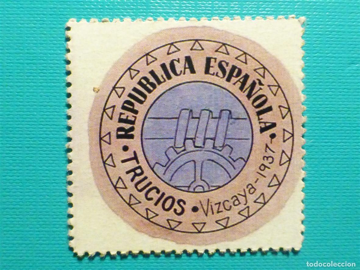 Reproducciones billetes y monedas: Cart&oacute;n Moneda de Uso Provisional - Trucios - Vizcaya - 1 C&eacute;ntimos -