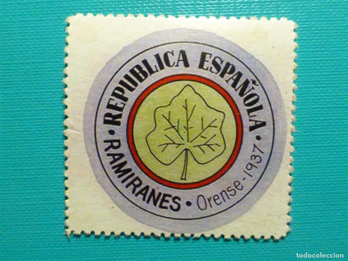 Reproducciones billetes y monedas: Cart&oacute;n Moneda de Uso Provisional - Ramiranes - Orense - 15 C&eacute;ntimos -