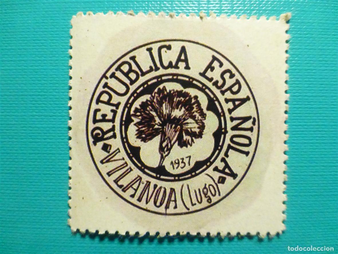 Reproducciones billetes y monedas: Cart&oacute;n Moneda de Uso Provisional - Vilanoa - Lugo - 30 C&eacute;ntimos -
