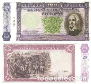 Reproducciones billetes y monedas: REPRODUCCION DE BILLETE DE ESPA&Ntilde;A, CIEN PESETAS 18 DE JULIO DE 1937. BILL-940