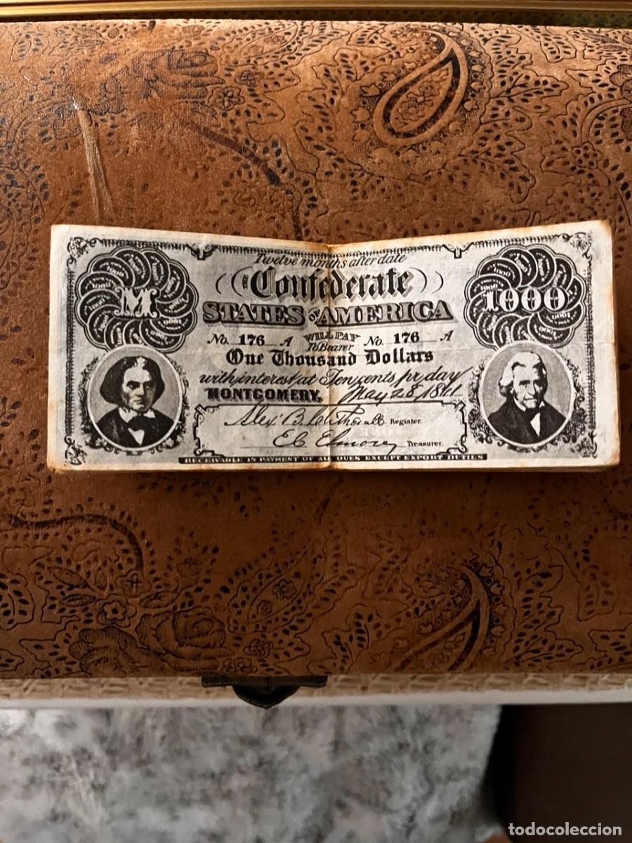 Reproducciones billetes y monedas: Reproducci&oacute;n Billetes Confederados