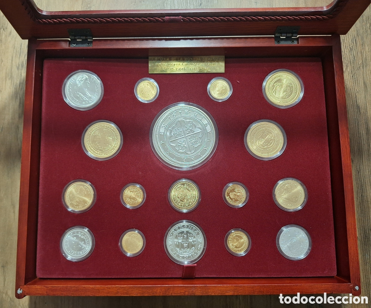 Reproducciones billetes y monedas: Colecci&oacute;n Historia de la Moneda (17 monedas)