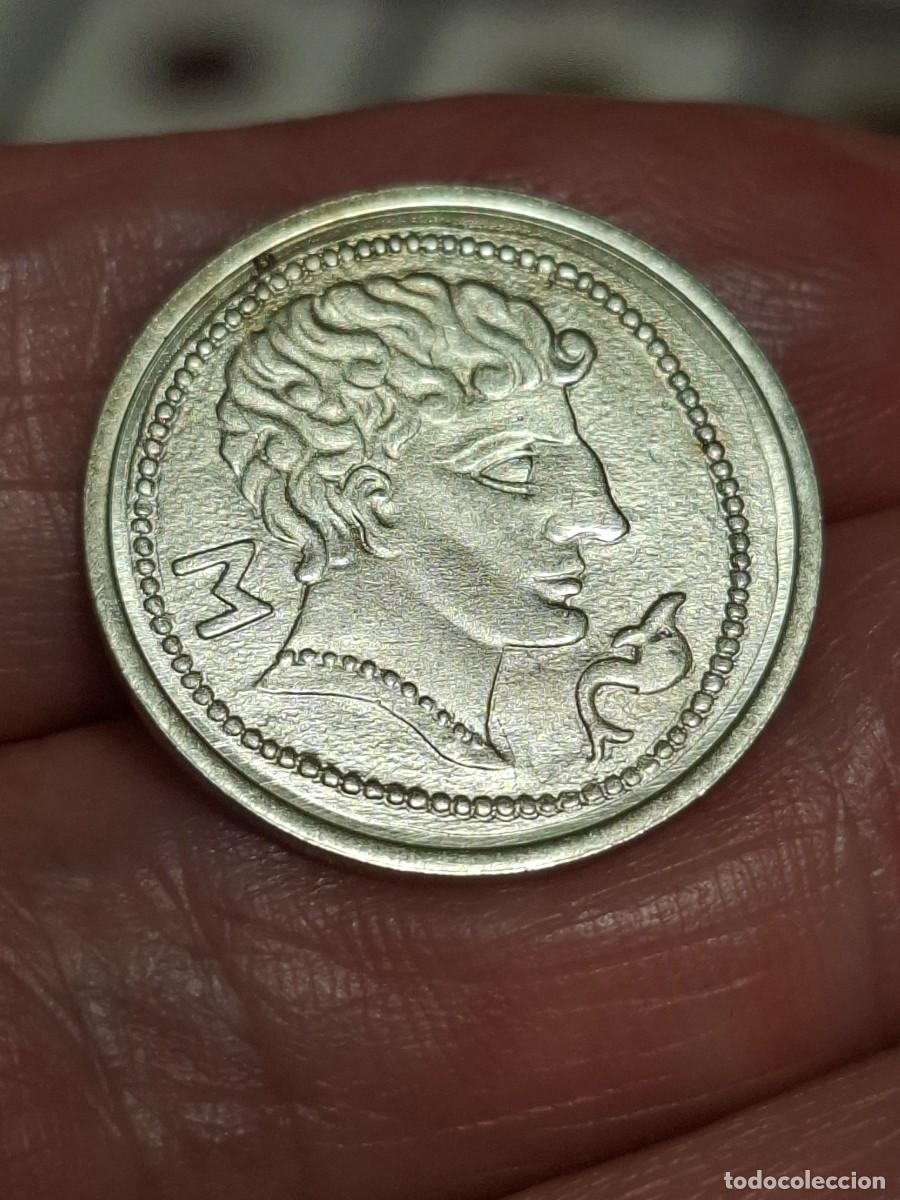 Reproducciones billetes y monedas: MONEDA DE 1 DENARIO IB&Eacute;RICO