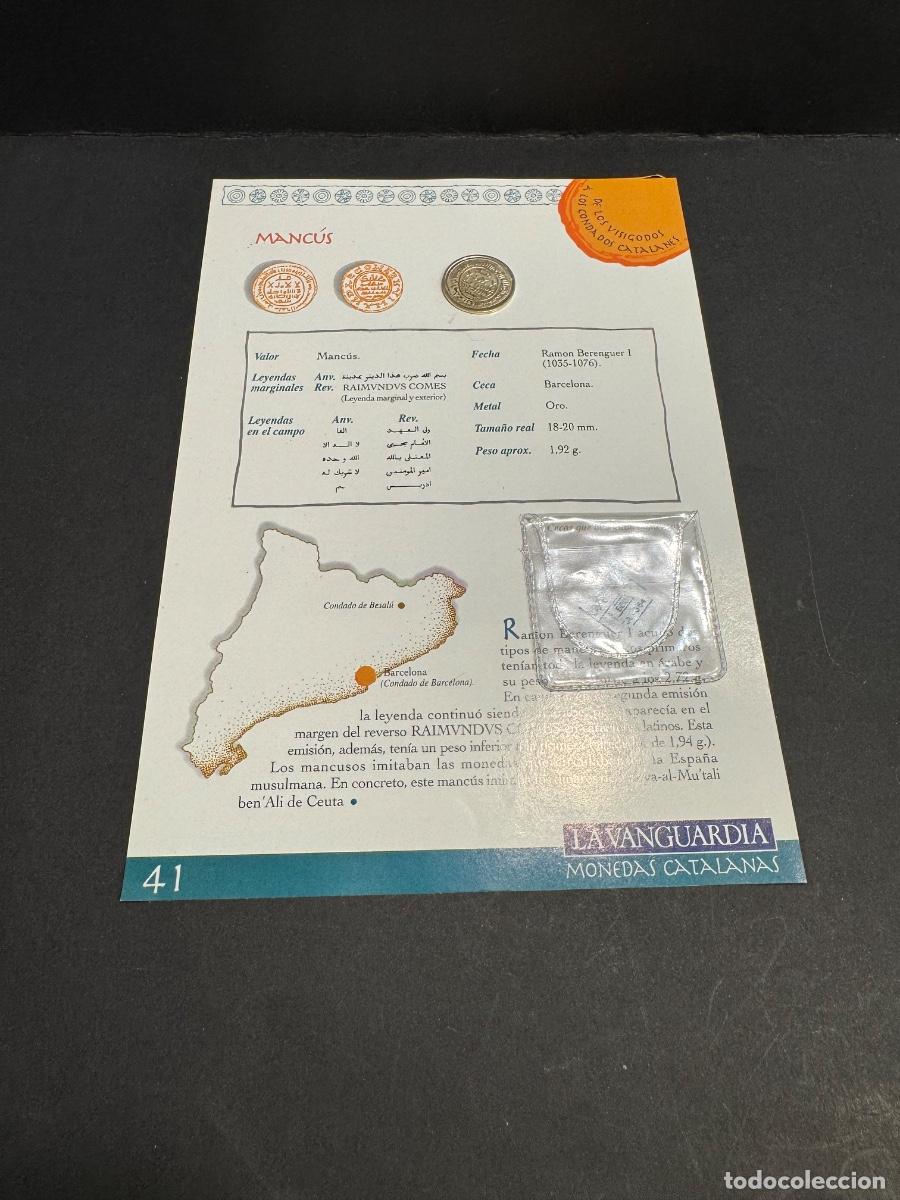 Reproducciones billetes y monedas: MANC&Uacute;S MONEDA DE PLATA CATALANA REPRO. MONEDAS CATALANAS (G)