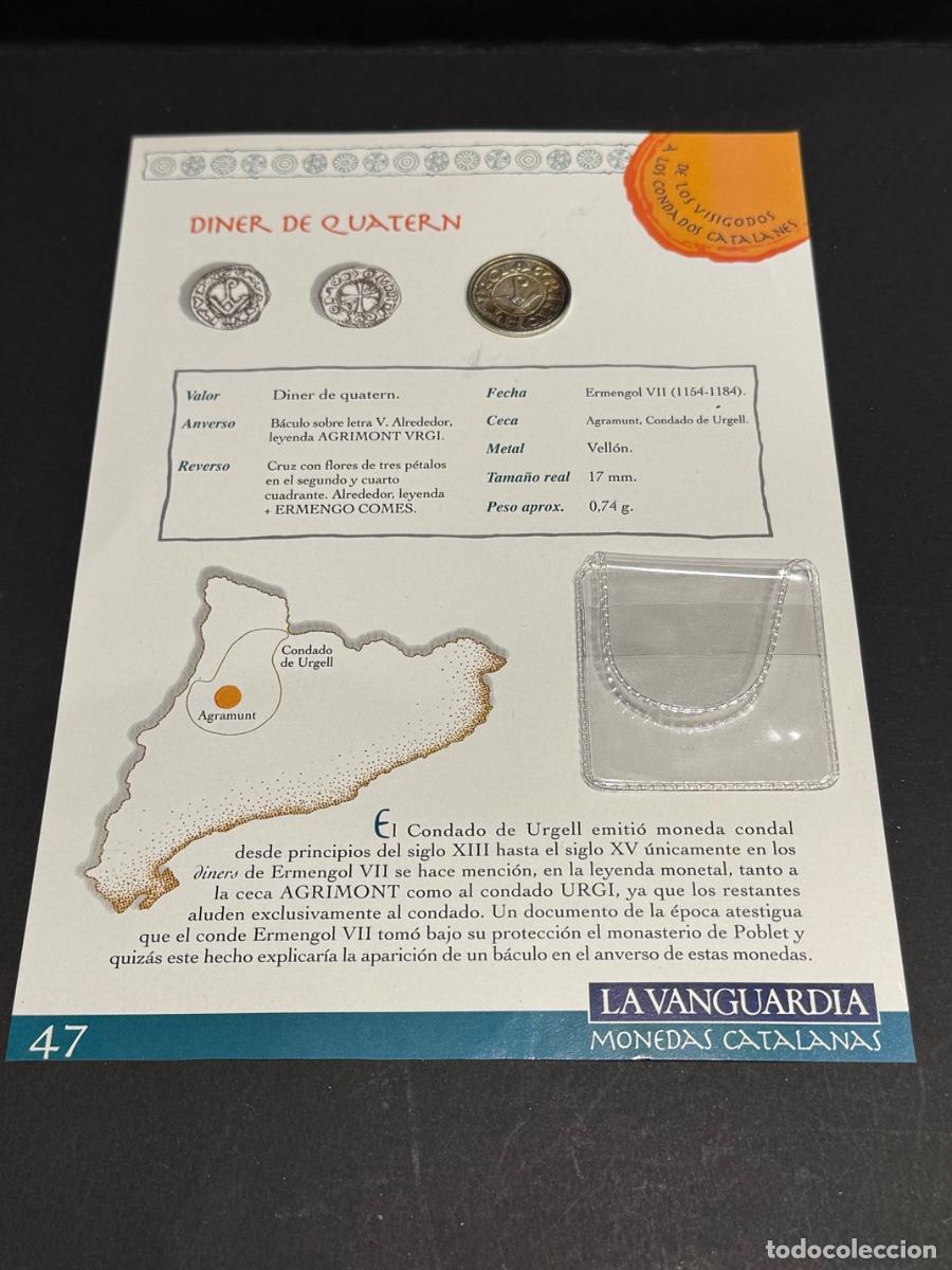 Reproducciones billetes y monedas: DINER DE QUATERN MONEDA DE PLATA CATALANA REPRO. MONEDAS CATALANAS (G)