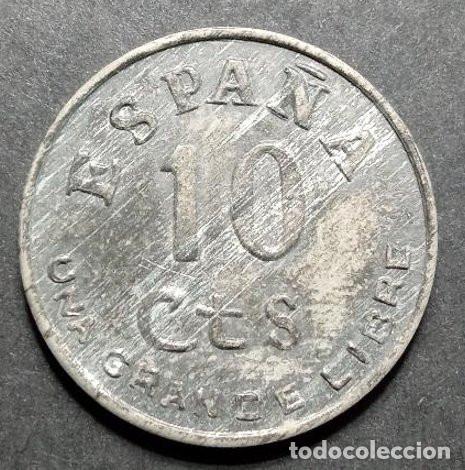 Reproducciones billetes y monedas: A&Ntilde;O TRIUNFAL - REPRODUCCION 10 CENTIMOS