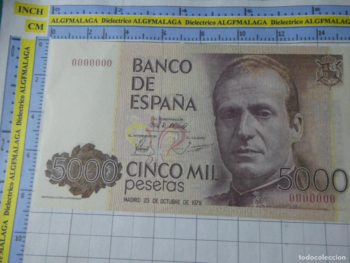 Reproducciones billetes y monedas: BILLETE FACS&Iacute;MIL ESPA&Ntilde;A EN DEMOCRACIA. 5000 PESETAS 23 OCTUBRE 1979. 271