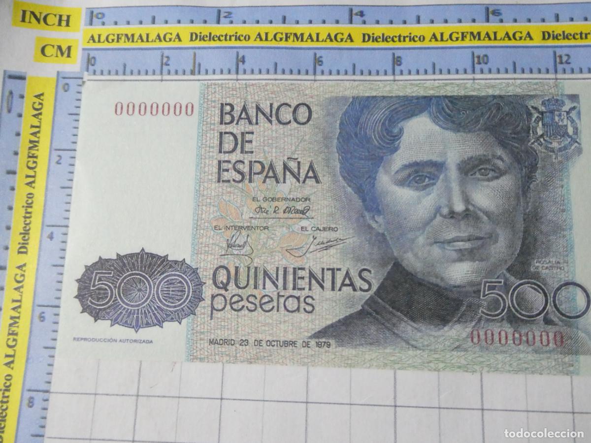 Reproducciones billetes y monedas: BILLETE FACS&Iacute;MIL ESPA&Ntilde;A EN DEMOCRACIA. 500 PESETAS 23 OCTUBRE 1979. 273