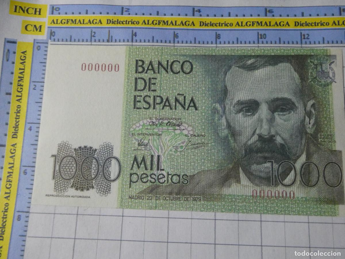 Reproducciones billetes y monedas: BILLETE FACS&Iacute;MIL ESPA&Ntilde;A EN DEMOCRACIA. 1000 PESETAS 23 OCTUBRE 1979. 275