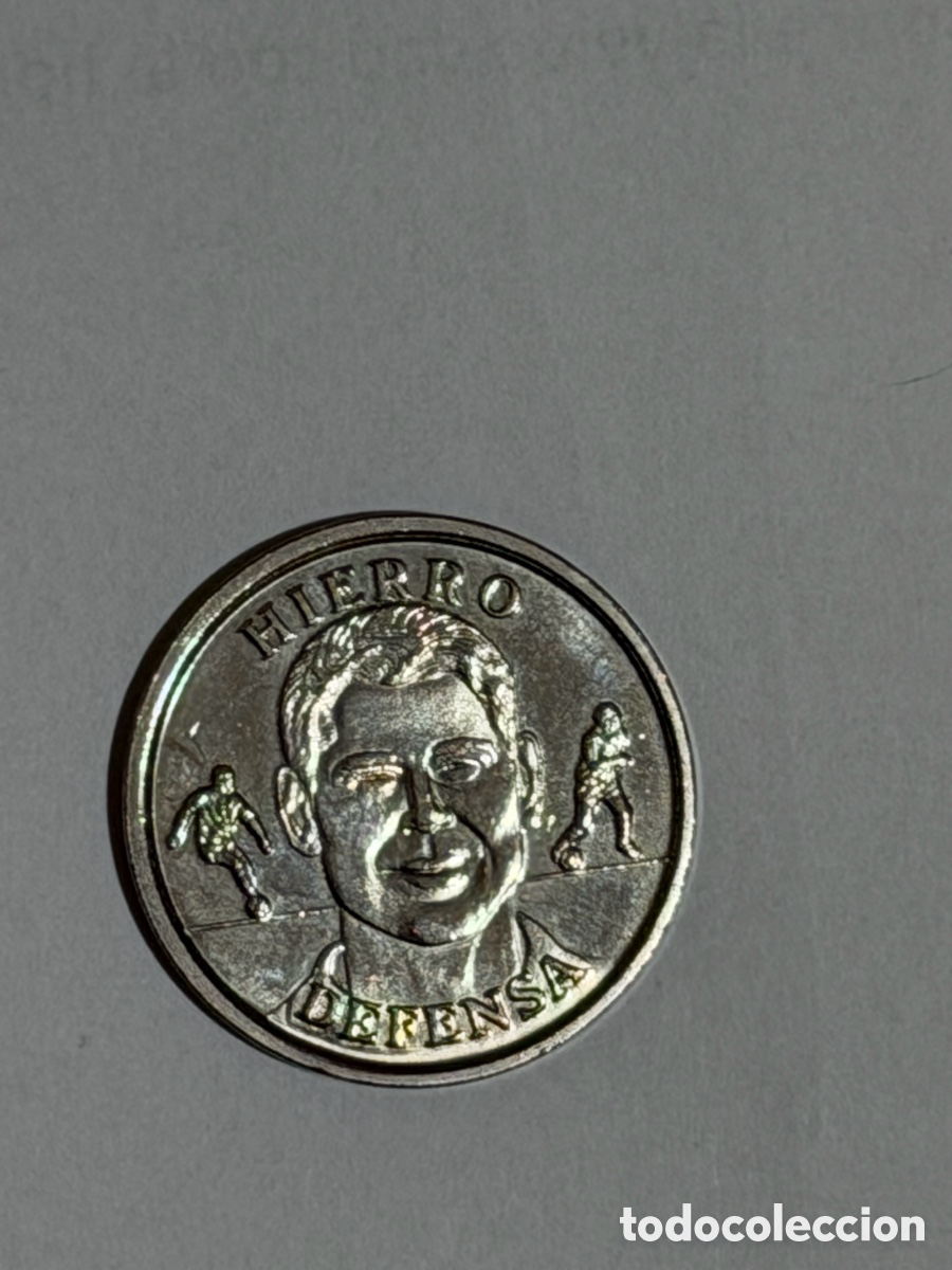 Reproducciones billetes y monedas: Medalla Colecci&oacute;n Oficial Selecci&oacute;n Espa&ntilde;ola 2000 - Fernando Hierro