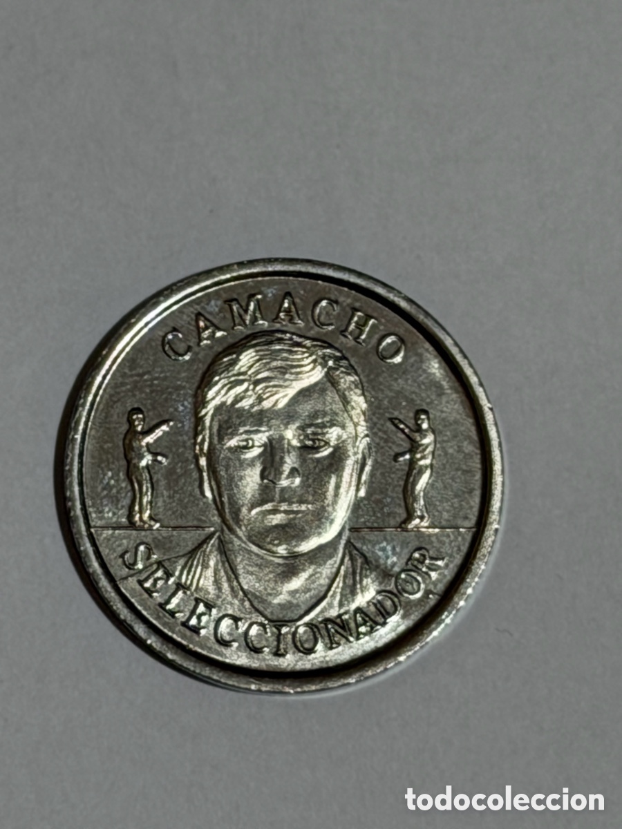 Reproducciones billetes y monedas: Medalla Colecci&oacute;n Oficial Selecci&oacute;n Espa&ntilde;ola 2000 - Camacho (Seleccionador)