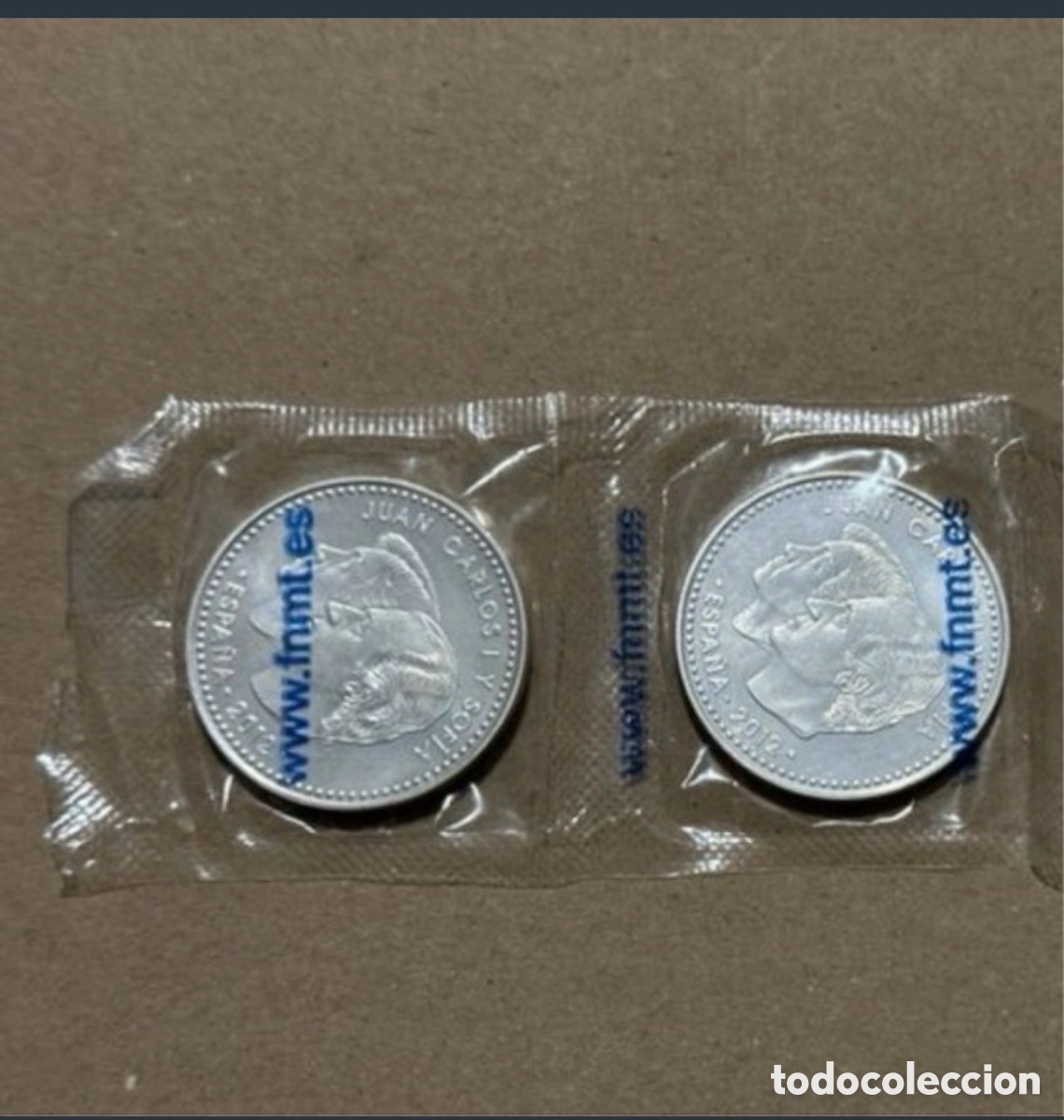 Reproducciones billetes y monedas: 2 monedas 30 euros aniversario