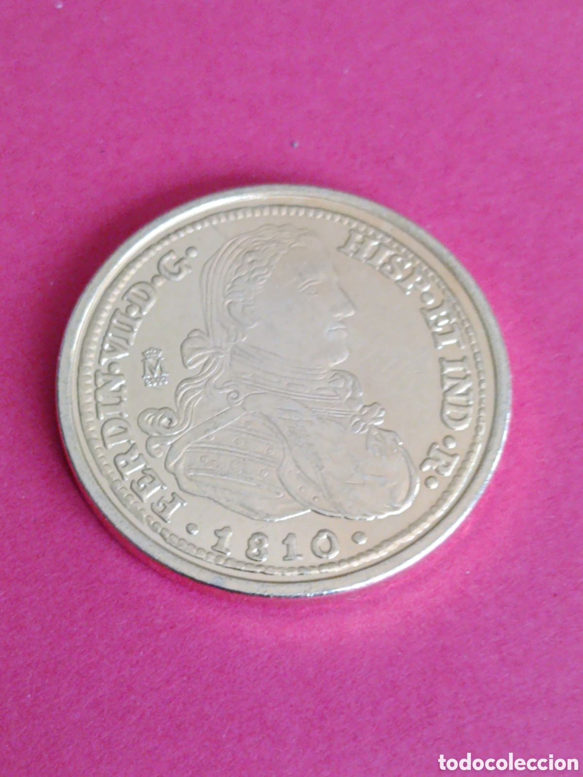 Reproducciones billetes y monedas: COLECCI&Oacute;N DEL REAL A LA PESETA. EL PAIS. 8 ESCUDOS 1810. FNMT.