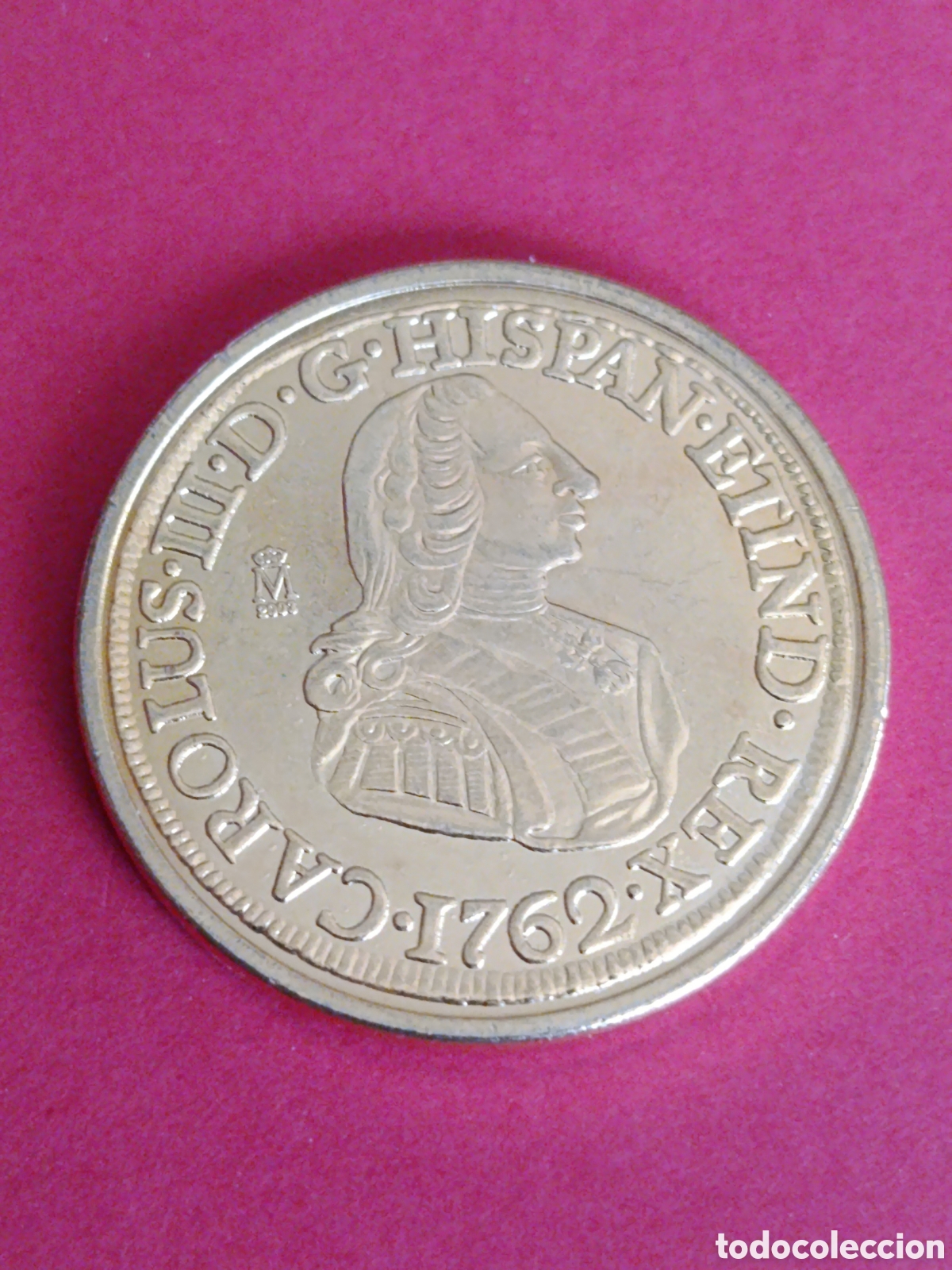 Reproducciones billetes y monedas: COLECCI&Oacute;N DEL REAL A LA PESETA. EL PAIS. 8 ESCUDOS 1762. FNMT.