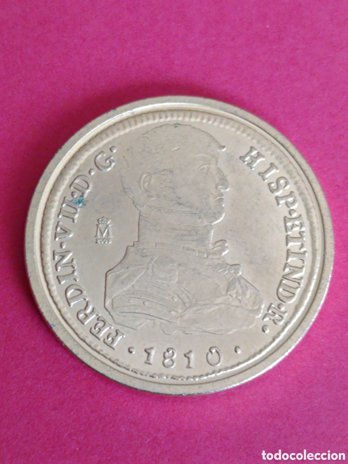 Reproducciones billetes y monedas: COLECCI&Oacute;N DEL REAL A LA PESETA. EL PAIS. 8 ESCUDOS 1810. FNMT.