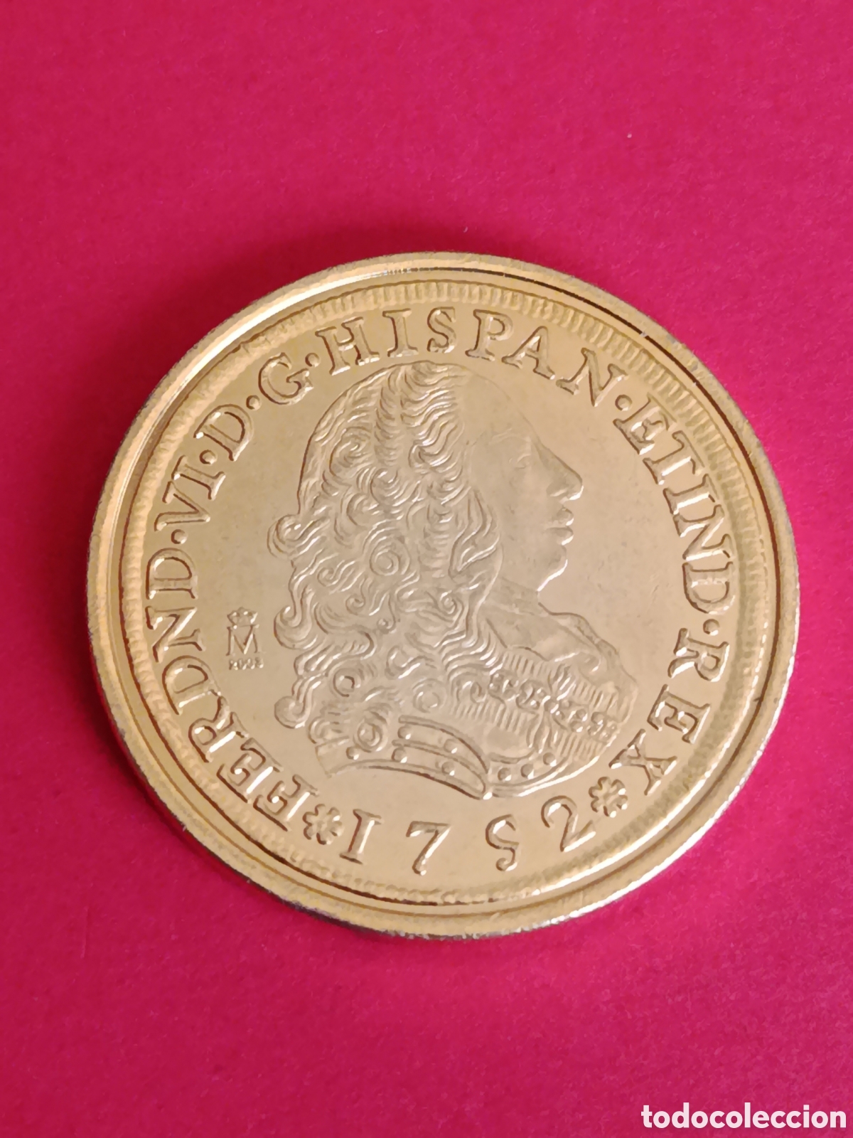 Reproducciones billetes y monedas: COLECCI&Oacute;N DEL REAL A LA PESETA. EL PAIS. 8 ESCUDOS 1752. FNMT.