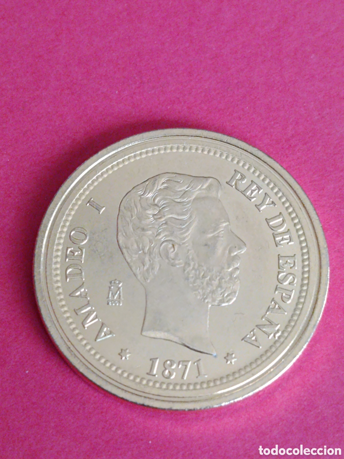 Reproducciones billetes y monedas: COLECCI&Oacute;N DEL REAL A LA PESETA. EL PAIS. 100 PESETAS. 1871. FNMT.