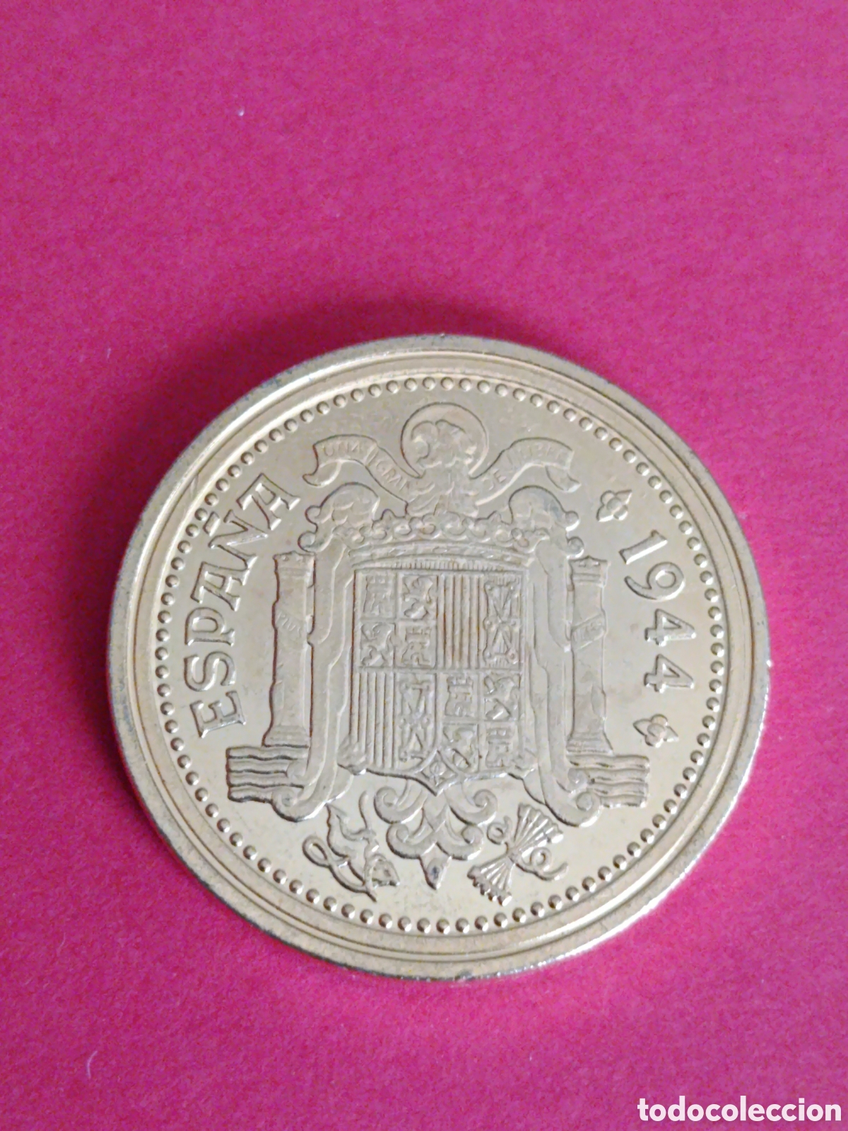 Reproducciones billetes y monedas: COLECCI&Oacute;N DEL REAL A LA PESETA. EL PAIS. 2,50 PESETAS. 1944. FNMT.