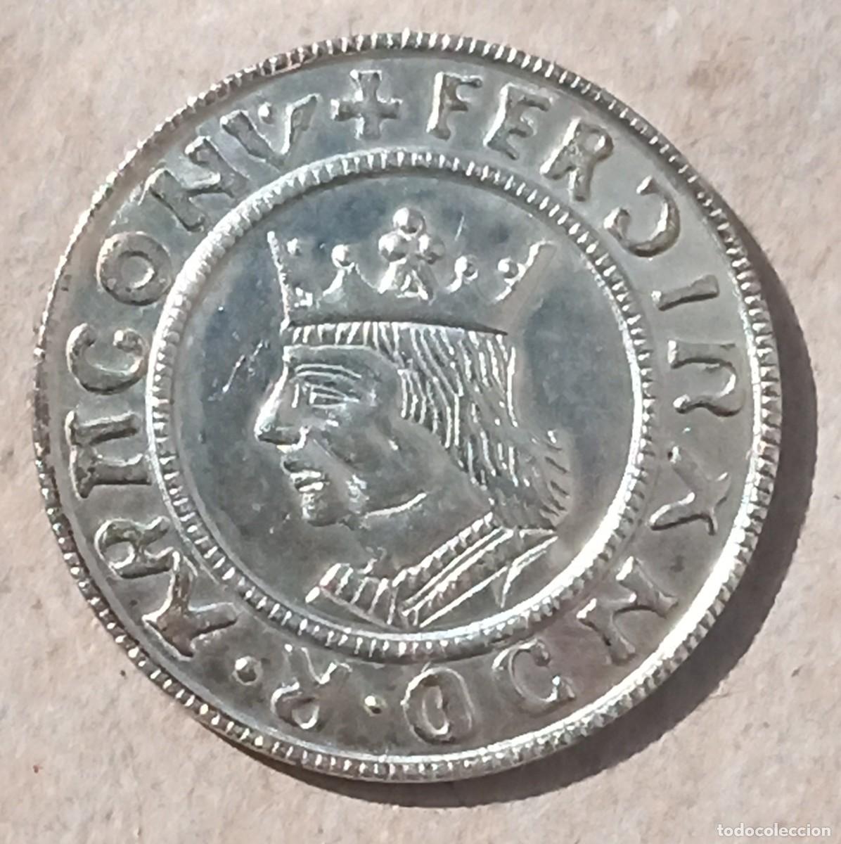 Reproducciones billetes y monedas: MONEDA ACU&Ntilde;ADA EN MALLORCA- Siglos XIII-XIX en Plata 1&ordf; Ley 925/000