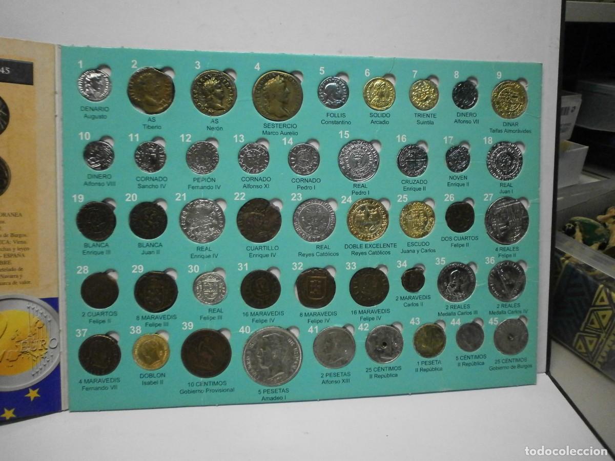 Reproducciones billetes y monedas: coleccion completa las monedas en la historia de valladolid