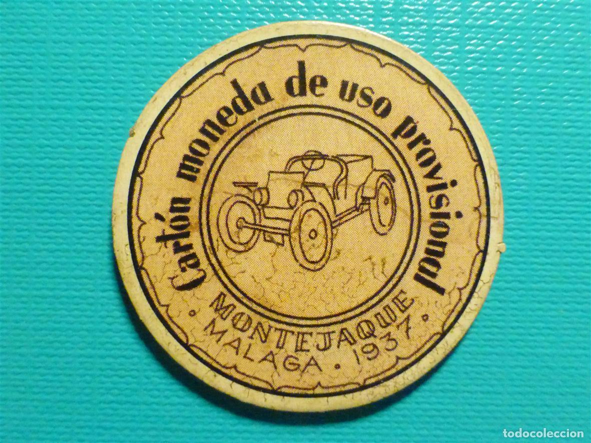 Reproducciones billetes y monedas: Cart&oacute;n Moneda de Uso Provisional - Montejaque - M&aacute;laga - 1937 - 60 C&eacute;ntimos -